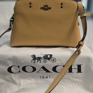 Coach Mustard Leather Crossbody Bag